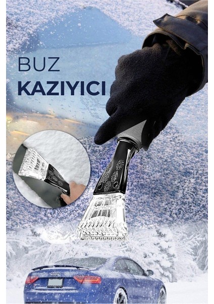 Sos Oto Buz Kazıyıcı Çizmeyen Oto Cam Temizleyici Buzluk Temizleme Kar Küreme Cam Temizleme Aparatı