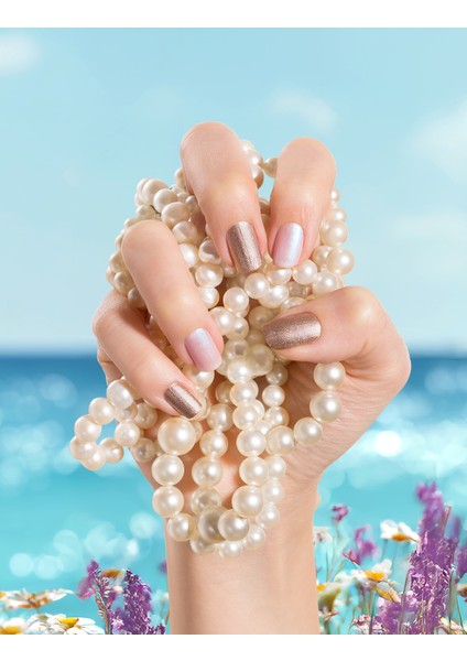 Pearly Yarı Transparan & Parlak Bitişli Sedefli Oje fırsatları