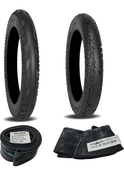 Volta Vsm Ön - Arka Iç Dış Latik Seti (16X2.50-14X2.50)