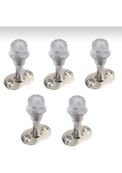 Kapı Tamponu Saten Metal 8 cm (5'li Set)