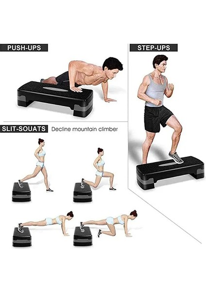 Son Kalite Step Tahtası 2 Kademeli Ayarlanabilir ve Tüm Egzersizlere Uygun modelleri