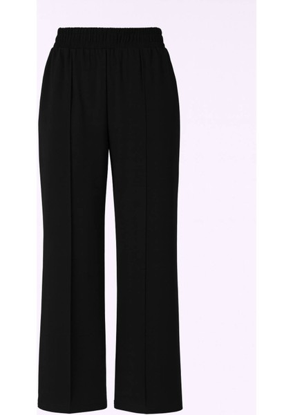 Siyah Kadın Eşofman Altı Modal Çımalı Bol Paça fırsatları