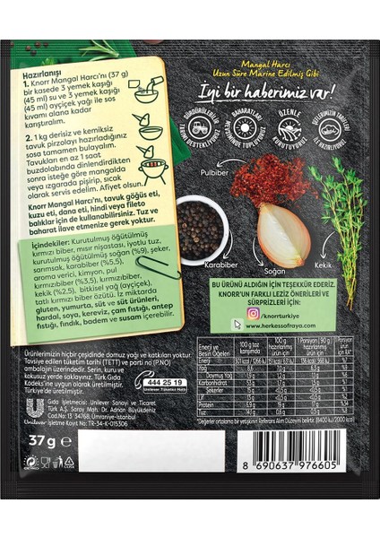 Mangal Harcı 37G X4 Adet