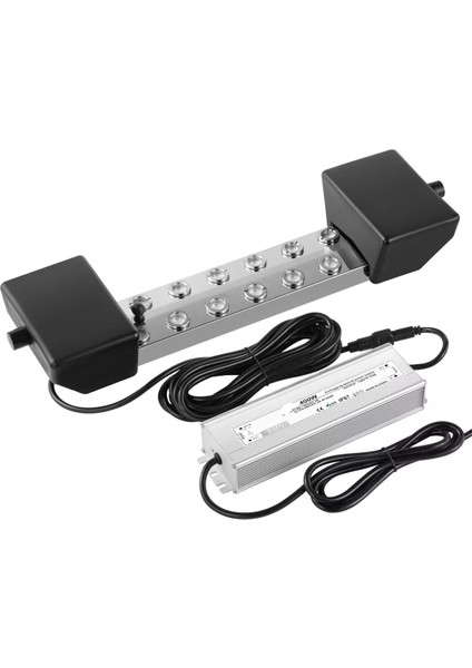 CLFS-400-48 IP67 400W 48A 12 Başlı Ultrasonik Sis Makinesi Seti Havuz Gölet Mekan Süslemesi Için