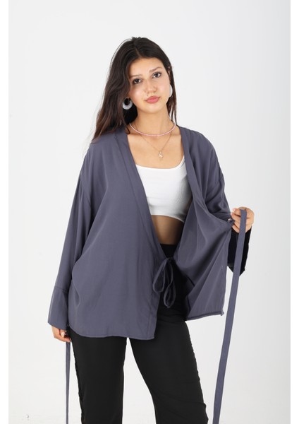Kuşaklı,beli Ayarlanabilir,kadın Kimono modelleri