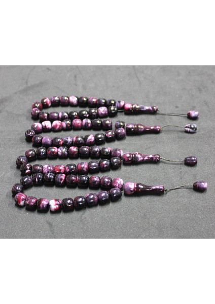 Efe Model Akrilik Monomer 4'lü Maskot Şakşak Tesbih | Hediyelik Aksesuar | Mor modelleri