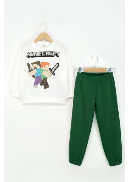 Erkek Çocuk Minecraft Eşofman Takımı DMB-9853