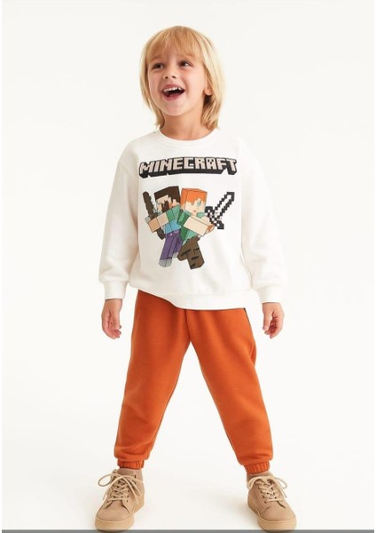 Erkek Çocuk Minecraft Eşofman Takımı DMB-9853