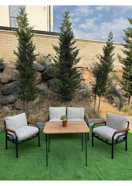 Kutay Bahçe Mobilyası, Balkon Takımı, Çay Seti Koltuk Takımı Cafe Mobilyası 2-1-1 Masalı fırsatları
