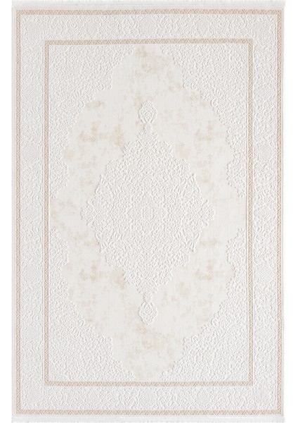 Lima Bej Halı Akrilik Halı Yumuşak Dokulu Salon Oturma Odası Yatak Odası Halısı 0562