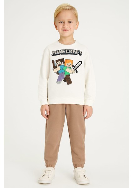 Erkek Çocuk Minecraft Eşofman Takımı DMB-9853