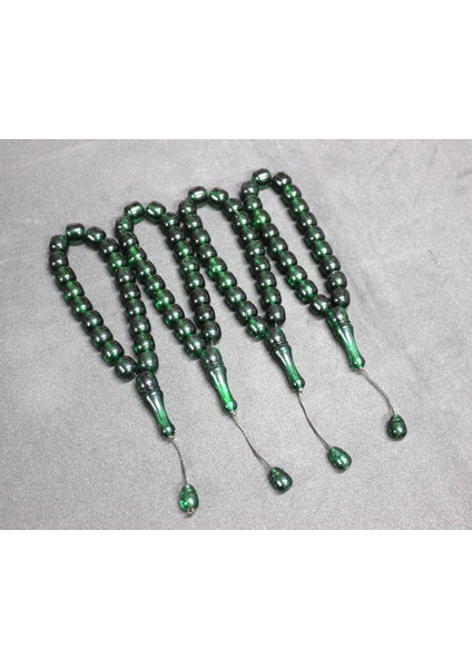 Efe Model Akrilik Monomer 4'lü Maskot Şakşak Tesbih | Hediyelik Aksesuar | Yeşil modelleri