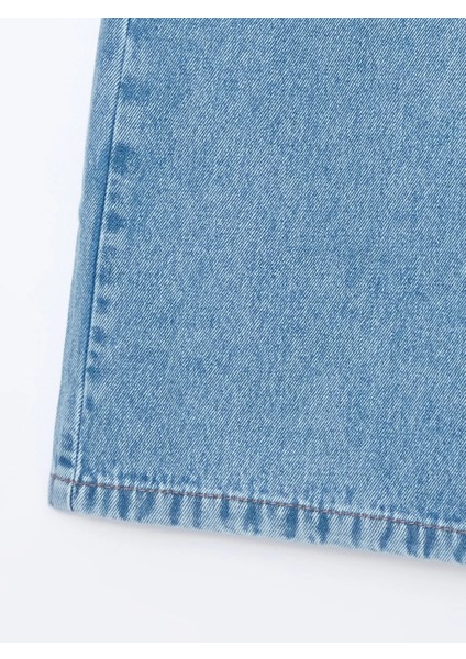 Lcw Kids Mavi Beli Ayarlanabilir Lastikli Kız Çocuk Jean Pantolon fiyatları