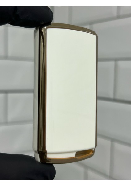 Chery Tiggo 7 Pro Yedek Anahtar Uyumlu Anahtar Kılıfı Beyaz Gold fiyatları