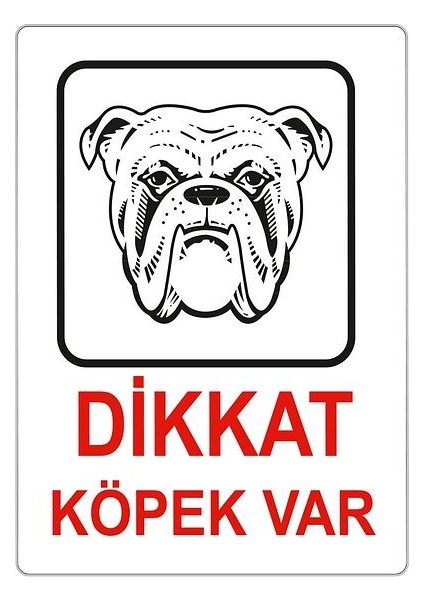 Dikkat Köpek Var 25 x 35 fiyatları