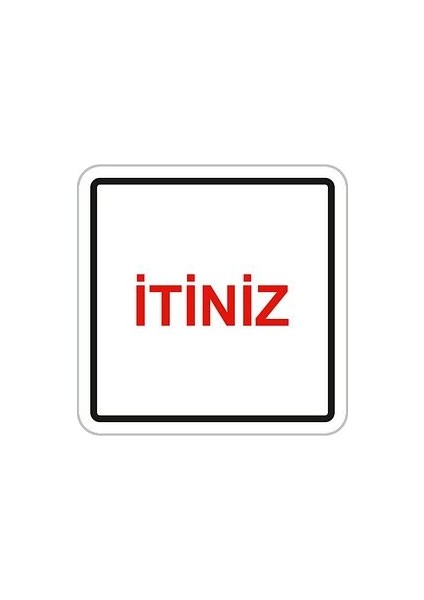 Itiniz Sembolü 12 x 12 fiyatları