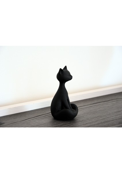 Modern Sanat Dekoratif Kedi Figürü Biblo Obje Salon Aksesuarı fiyatları