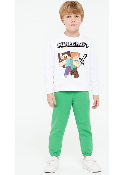 Erkek Çocuk Minecraft Eşofman Takımı DMB-9853