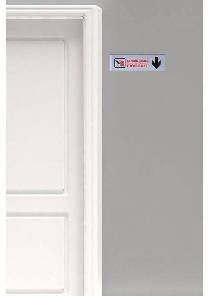 Yangın Çıkışı Alt 10 X30