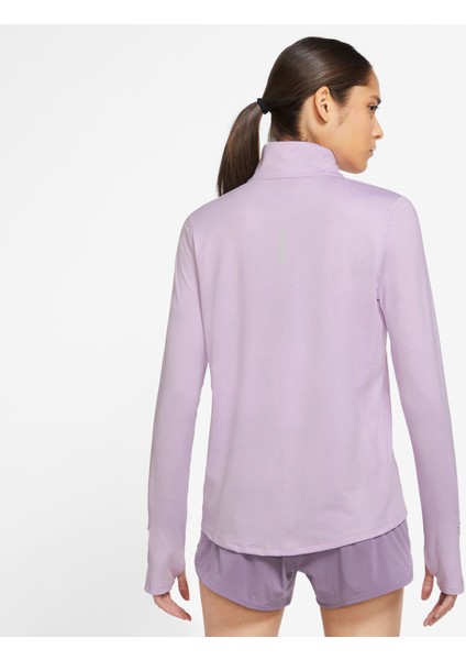 Element Dri Fit Kadın Koşu Sweatshirt - Dik Yaka - Parmak Delikli Kol ( CU3220 ) modelleri