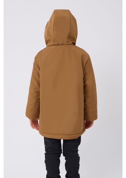 Spor Erkek Çocuk Kürklü Su ve Rüzgar Geçirmez Kapüşonlu 3 Cep Kışlık Mont & Kaban & Parka fırsatları