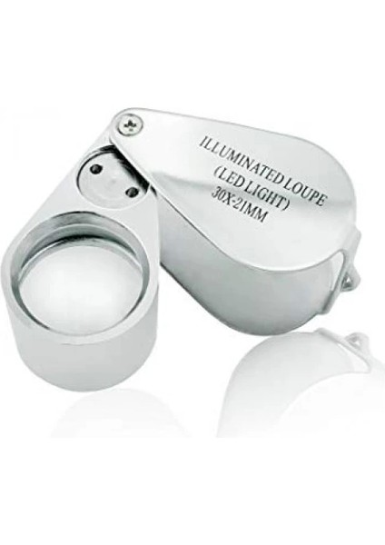 Kontrol, Için Özel Kutulu Metal Işıklı Lup 30X21 modelleri