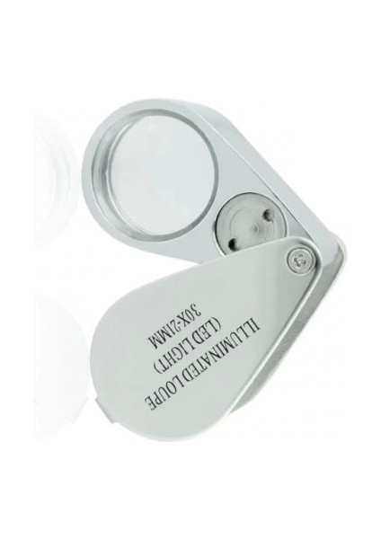 Kontrol, Için Özel Kutulu Metal Işıklı Lup 30X21