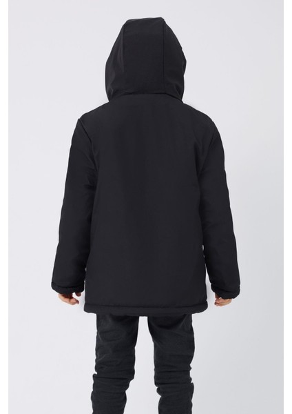 Spor Erkek Çocuk Kürklü Su ve Rüzgar Geçirmez Kapüşonlu 3 Cep Kışlık Mont & Kaban & Parka fırsatları