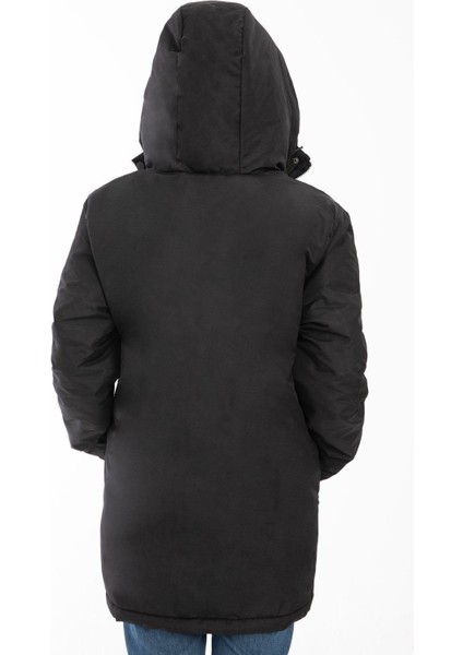 Spor Kadın Polarlı Su ve Rüzgar Geçirmez Kapüşonlu Kışlık Mont & Kaban & Parka fırsatları