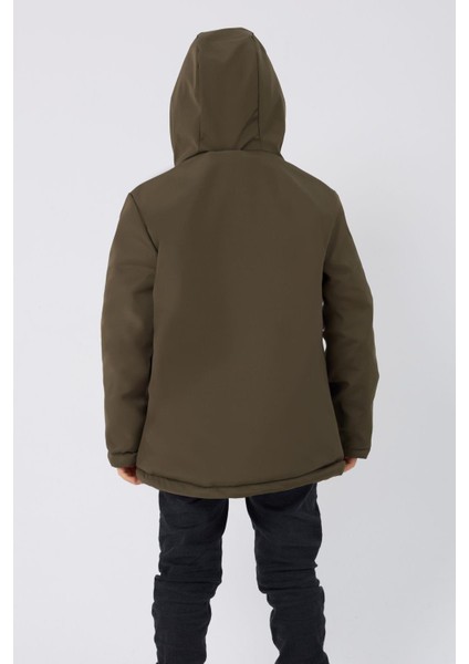 Spor Erkek Çocuk Kürklü Su ve Rüzgar Geçirmez Kapüşonlu 3 Cep Kışlık Mont & Kaban & Parka fırsatları