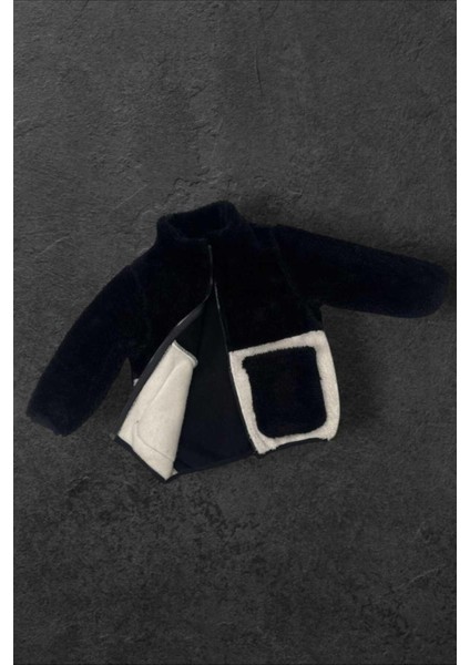 Erkek Çocuk Peluş Cepli Fermuarlı Welsoft Kışlık Mont modelleri