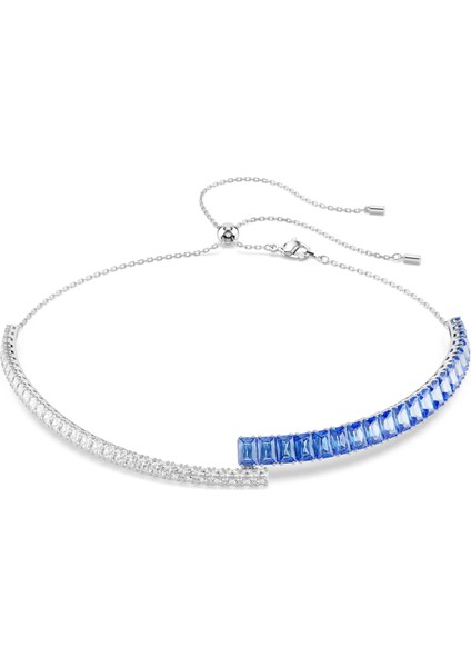 5722464 Swarovski Kolye Matrıx:choker Blu/rhs