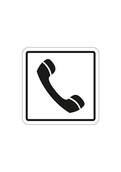 Telefon Sembolü 12 x 12 fiyatları