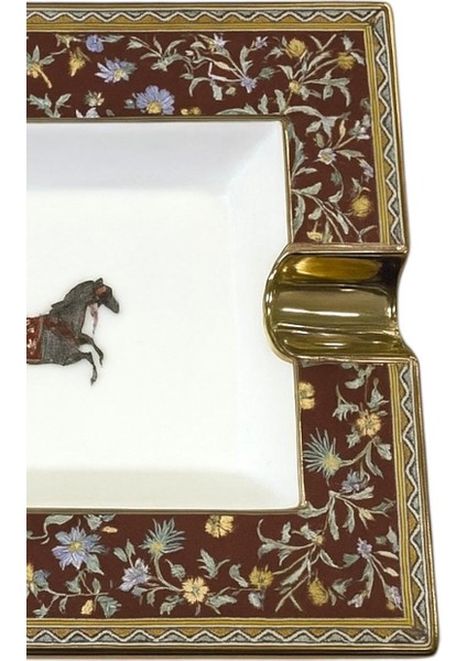 Dekoratif Porselen Küllük - Lüks Ev & Ofis Dekorasyonu - Çiçek Desenli - Koleksiyonluk modelleri