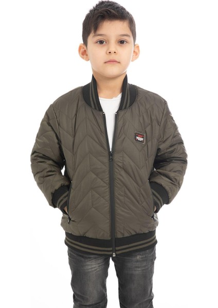 Spor Erkek Çocuk Kolej Yaka Astarlı Su ve Rüzgar Geçirmez Fermuarlı Cep Mont Ceket fiyatları