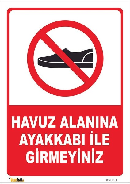 Havuz Alanına Ayakkabı Ile 25X35 cm Dekota 3 mm