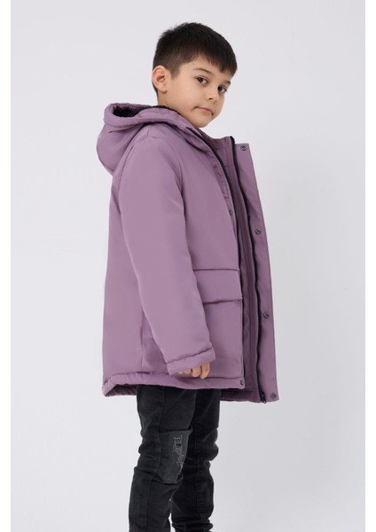 Spor Erkek Çocuk Kürklü Su ve Rüzgar Geçirmez Kapüşonlu 3 Cep Kışlık Mont & Kaban & Parka modelleri