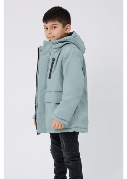 Spor Erkek Çocuk Kürklü Su ve Rüzgar Geçirmez Kapüşonlu 3 Cep Kışlık Mont & Kaban & Parka modelleri