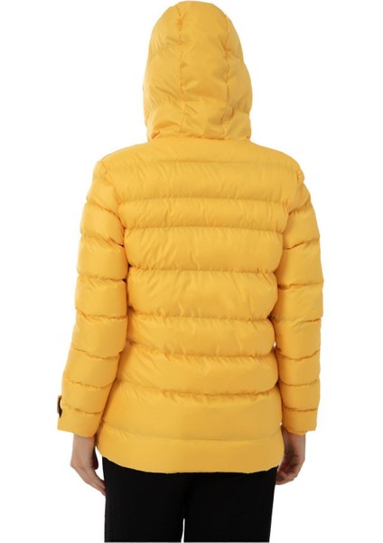 Spor Kadın Kapüşonlu Polarlı Kürklü Su Geçirmez Rüzgara Dayanıklı Şişme Mont Kaban Parka modelleri