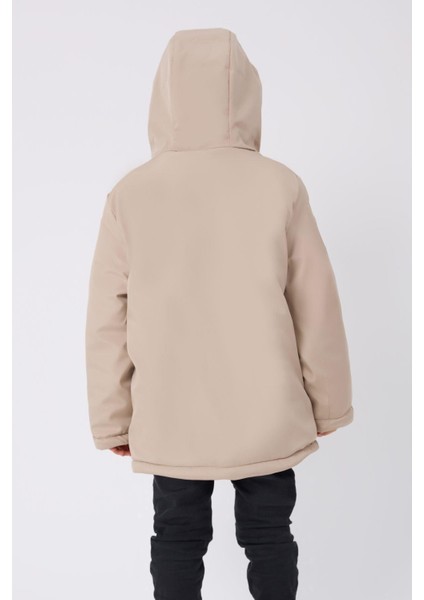 Spor Erkek Çocuk Kürklü Su ve Rüzgar Geçirmez Kapüşonlu 3 Cep Kışlık Mont & Kaban & Parka fırsatları