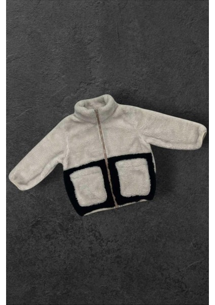 Spor Kız Çocuk Peluş Cepli Fermuarlı Welsoft Kışlık Mont modelleri