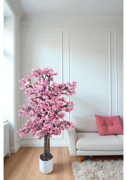 Yoğun Yapraklı 100 cm Yapay Sakura Bahar Dalı Ağacı Premium indirimleri
