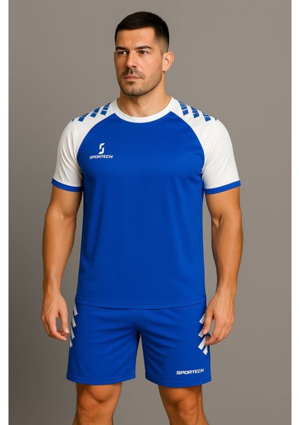 Mavi-Beyaz Forma Takımı (Isim ve Numara Yazılır) K0177 S