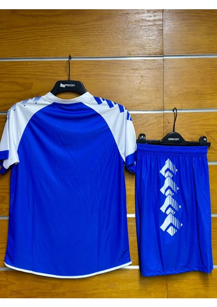 Mavi-Beyaz Forma Takımı (Isim ve Numara Yazılır) K0177 S