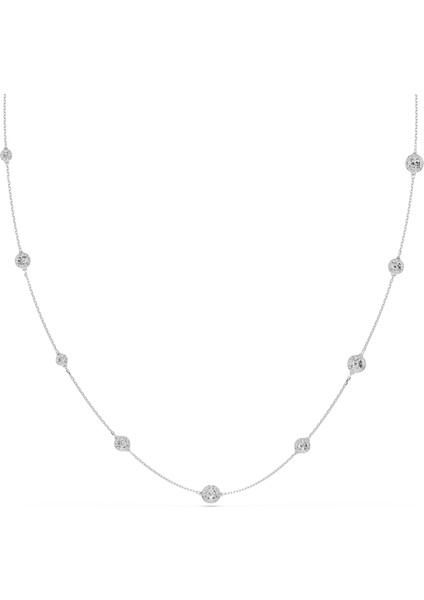 5733197 Swarovski Kolye Una:strand Double Sıde Cre/rhs