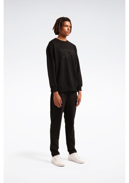 New Id Reg Crew Siyah Erkek Sweatshirt fiyatları