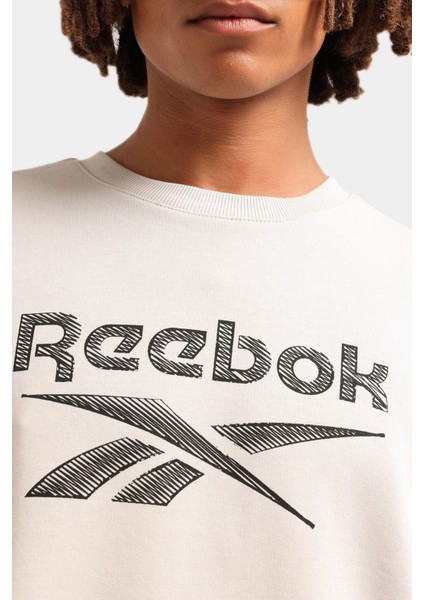 New Id Reg Crew Gri Erkek Sweatshirt