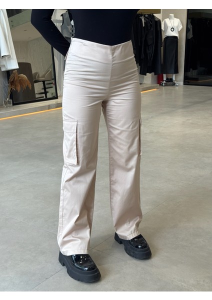 Poplin Torba Cepli Bol Pantolon fiyatları