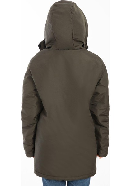 Spor Kadın Polarlı Su ve Rüzgar Geçirmez Kapüşonlu Kışlık Mont & Kaban & Parka fırsatları