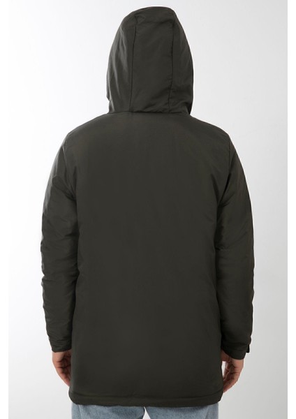 Spor Erkek Polarlı Kürklü Su ve Rüzgar Geçirmez Kapüşonlu Kışlık Mont & Kaban & Parka fiyatları